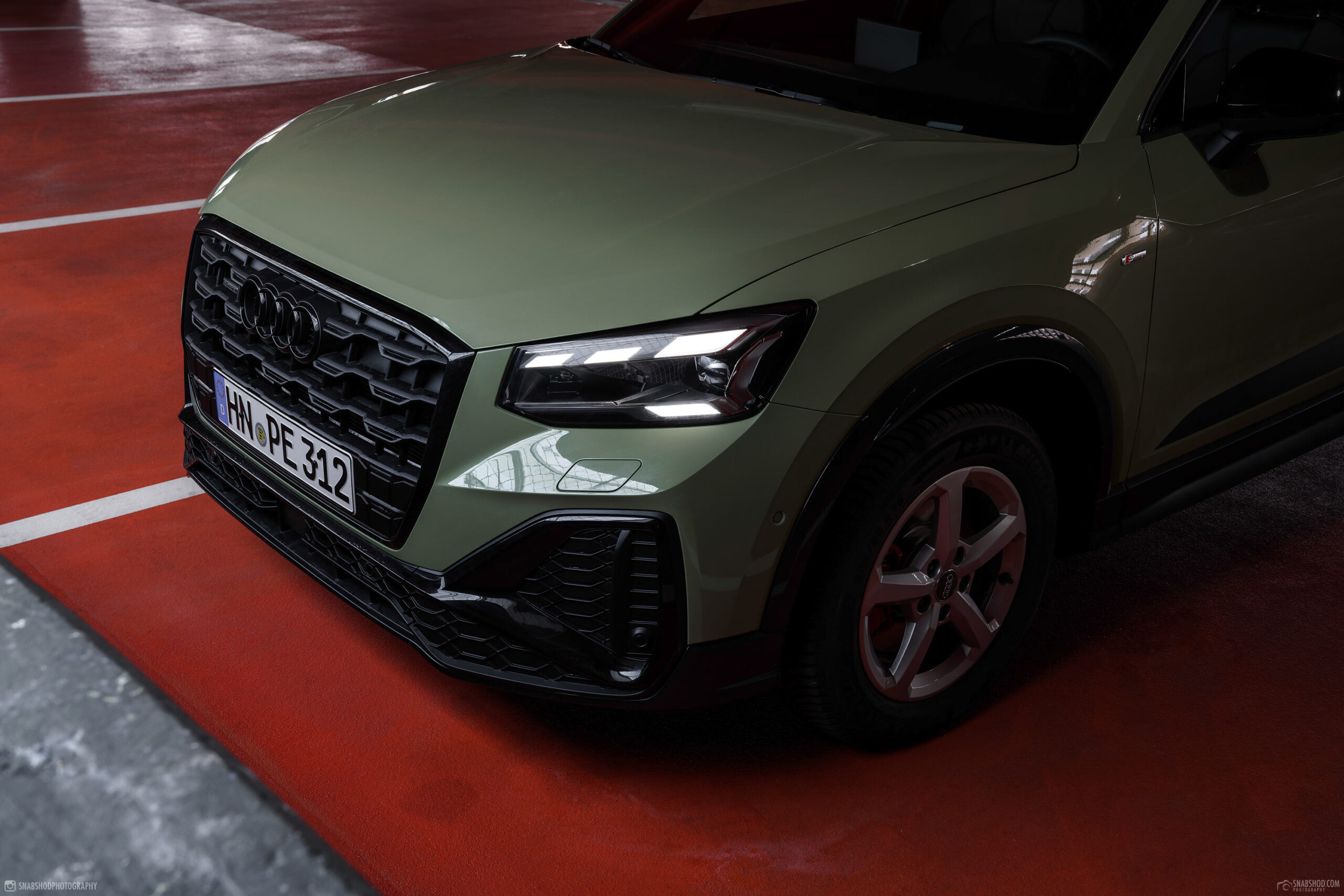 Audi Q2 Apfelgrün