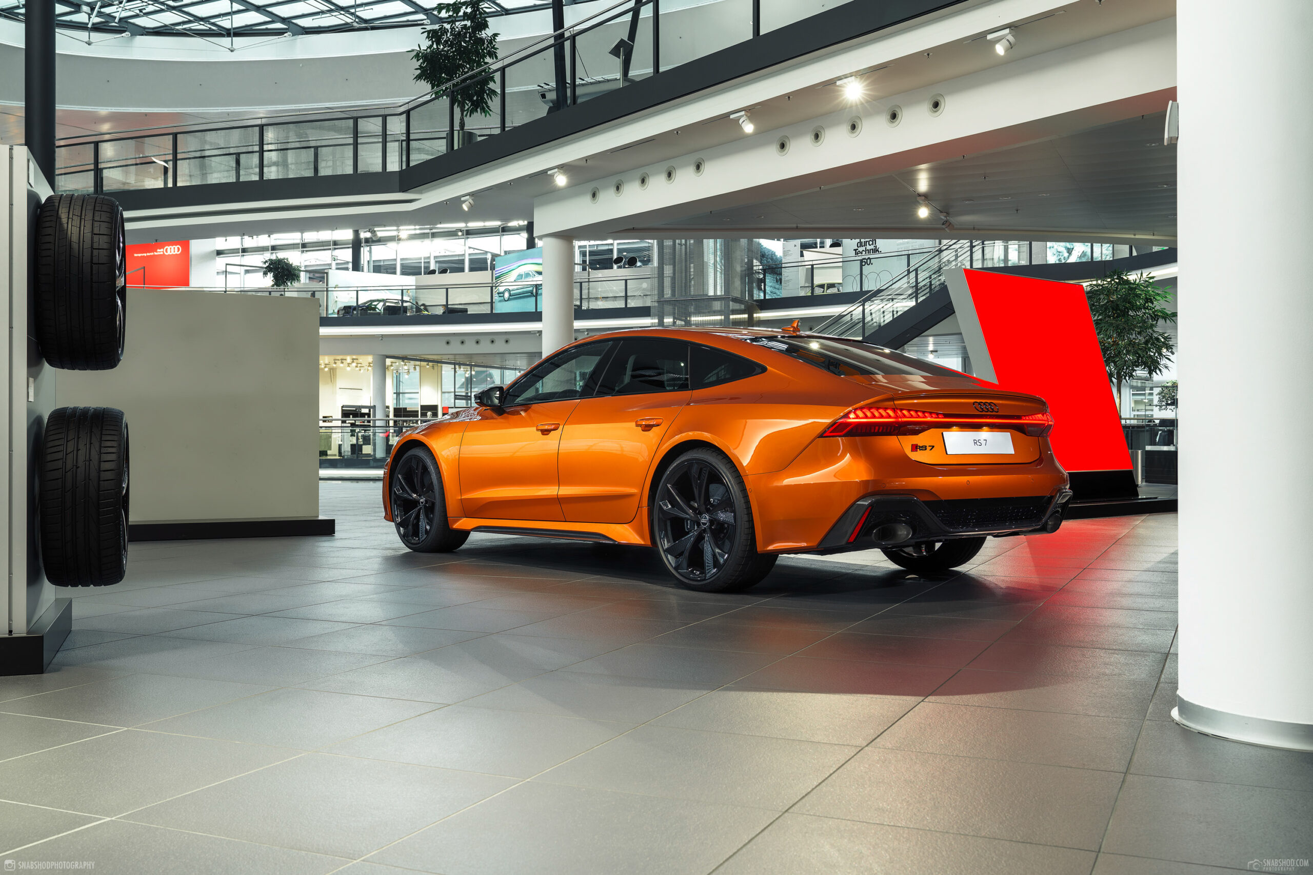 Audi RS7 Sportback orange flame