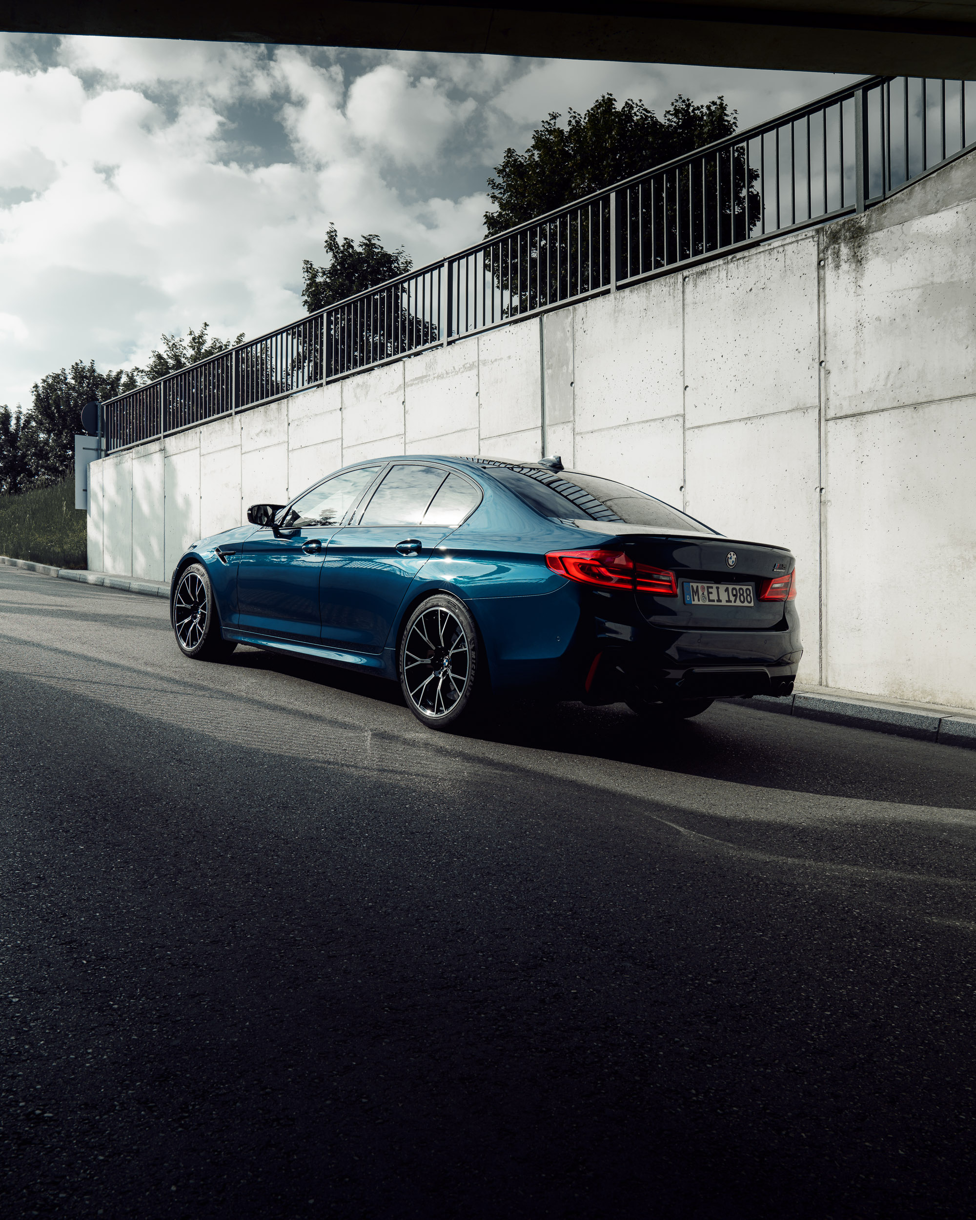 BMW M5 Competition Aegaeischblau