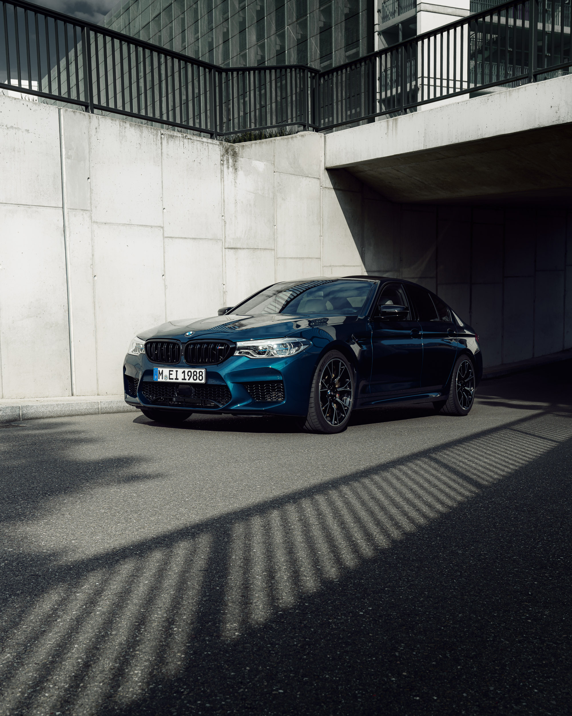 BMW M5 Competition Aegaeischblau