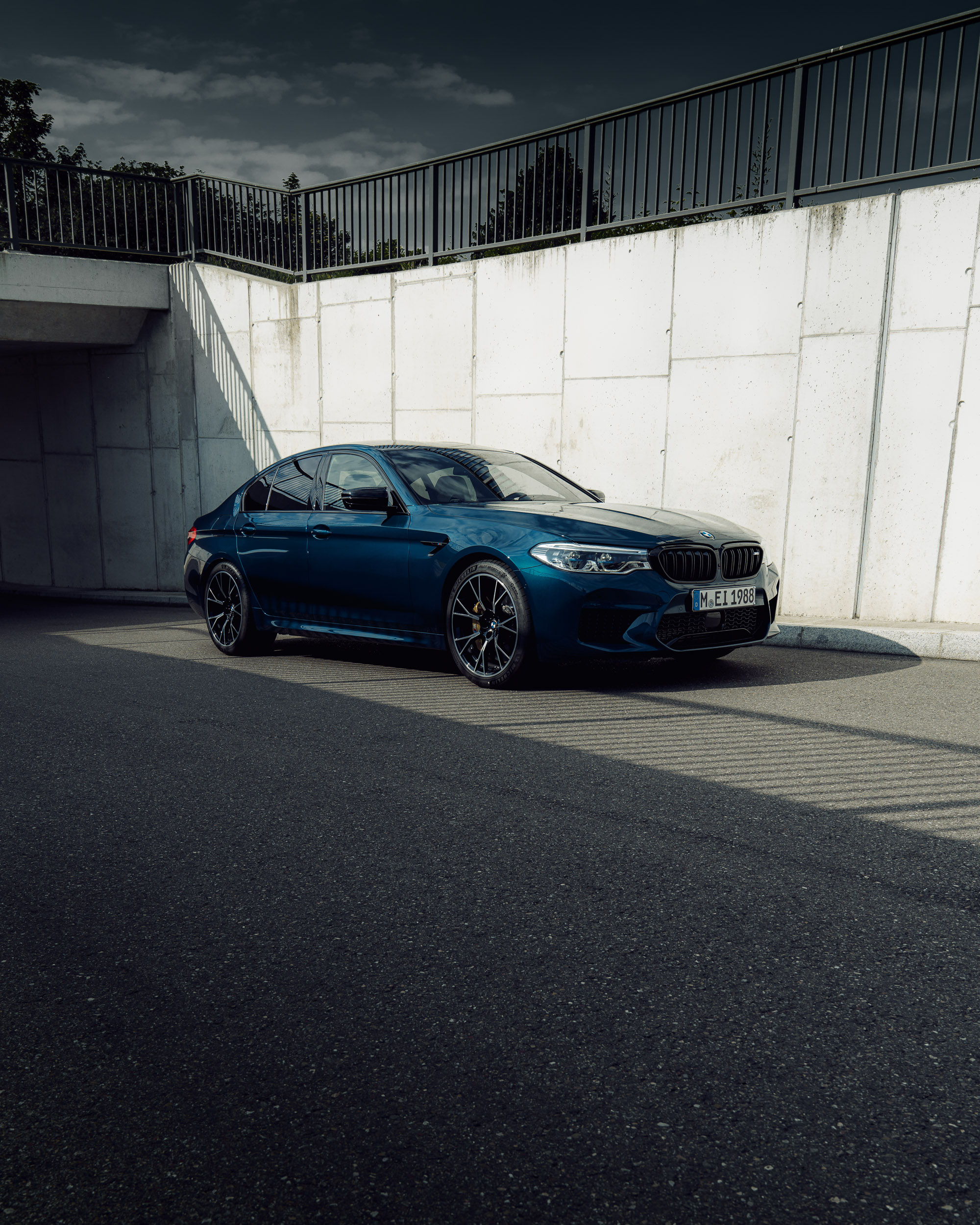 BMW M5 Competition Aegaeischblau