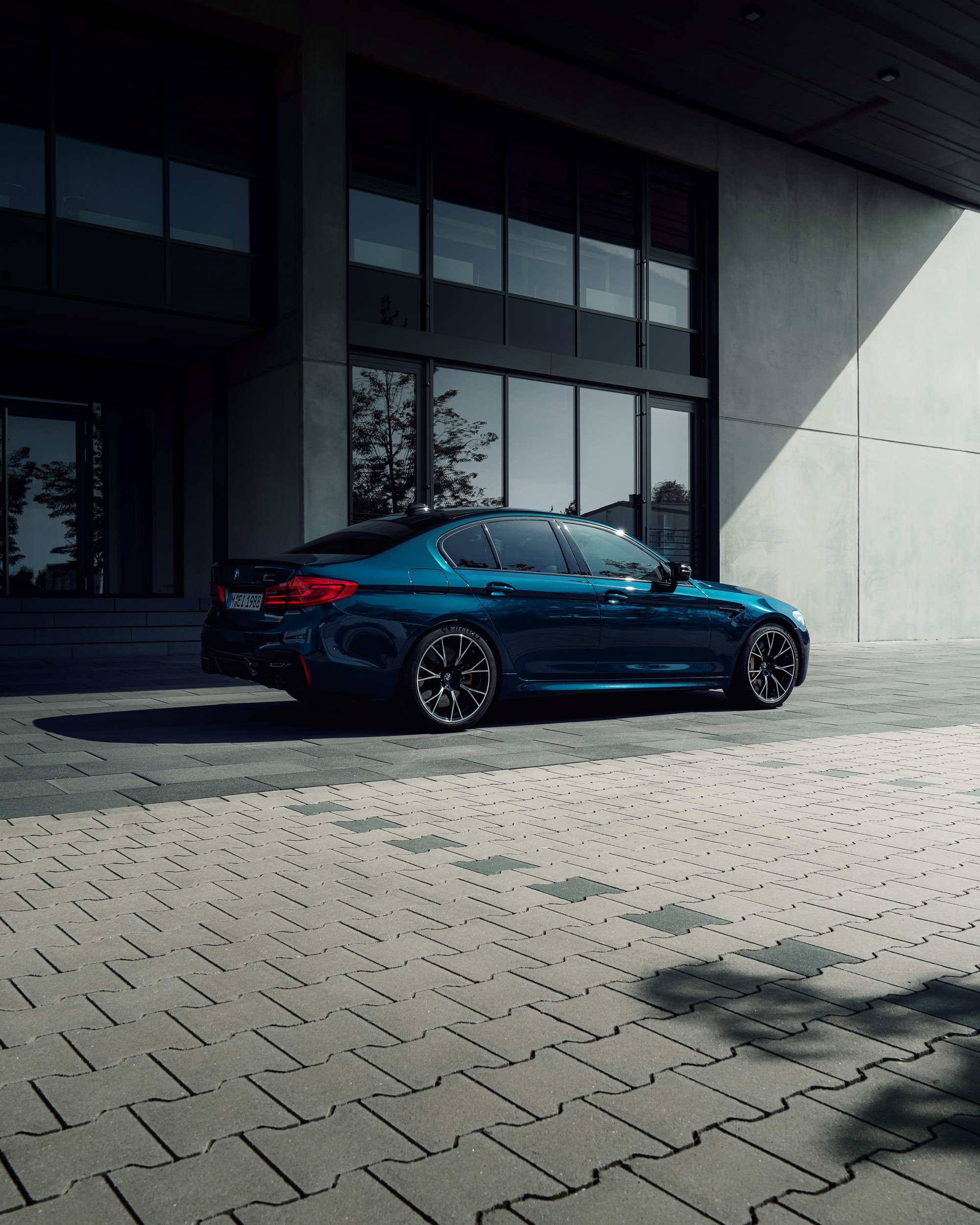 BMW M5 Competition Aegaeischblau