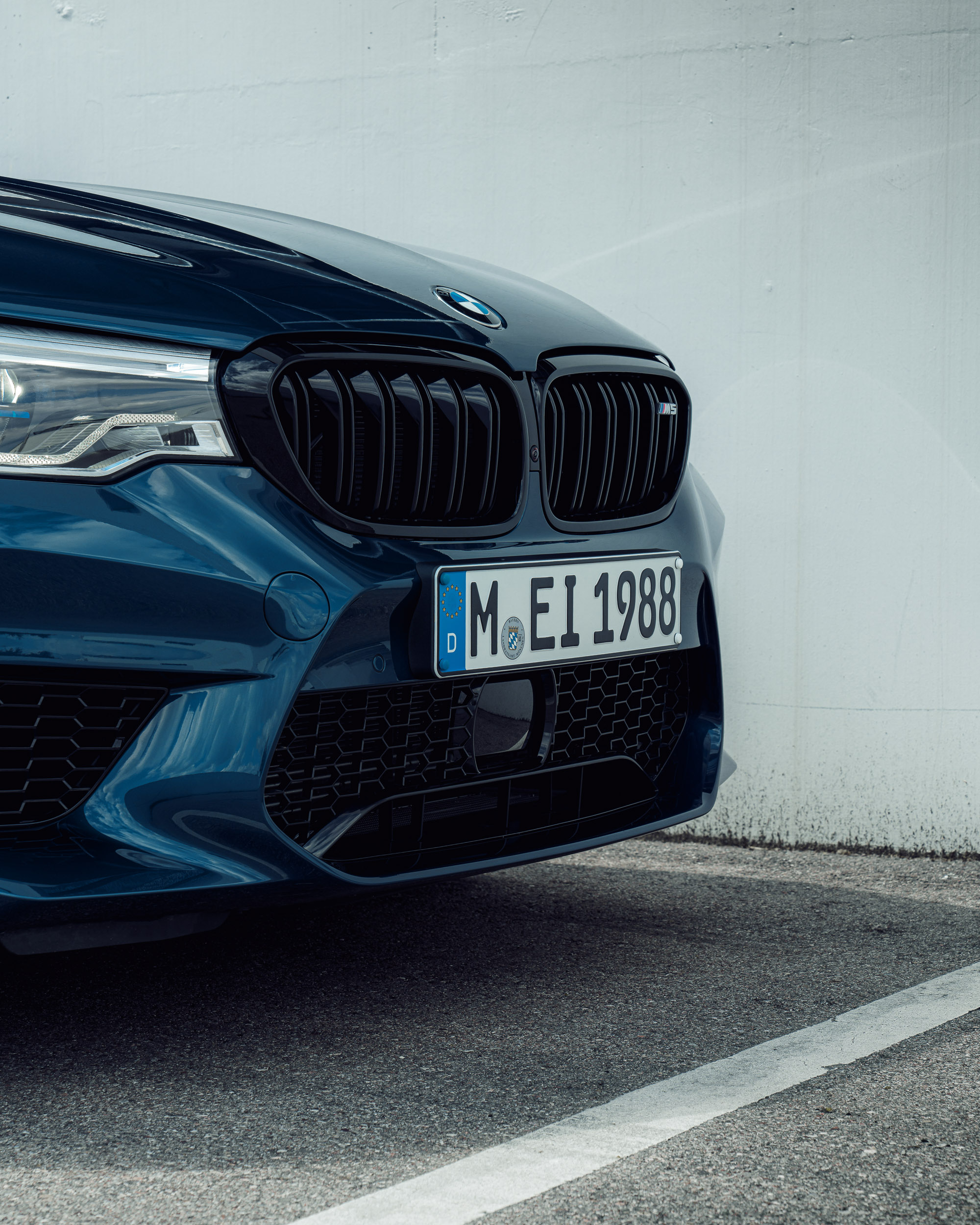 BMW M5 Competition Aegaeischblau