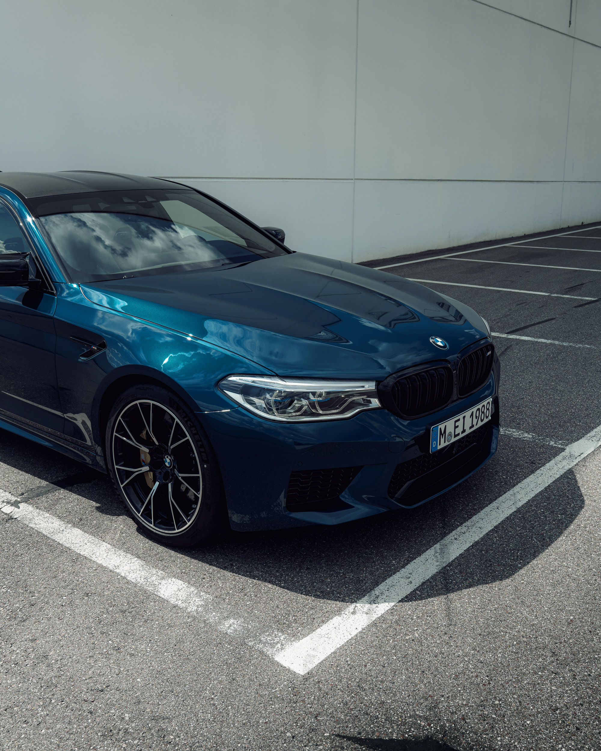 BMW M5 Competition Aegaeischblau