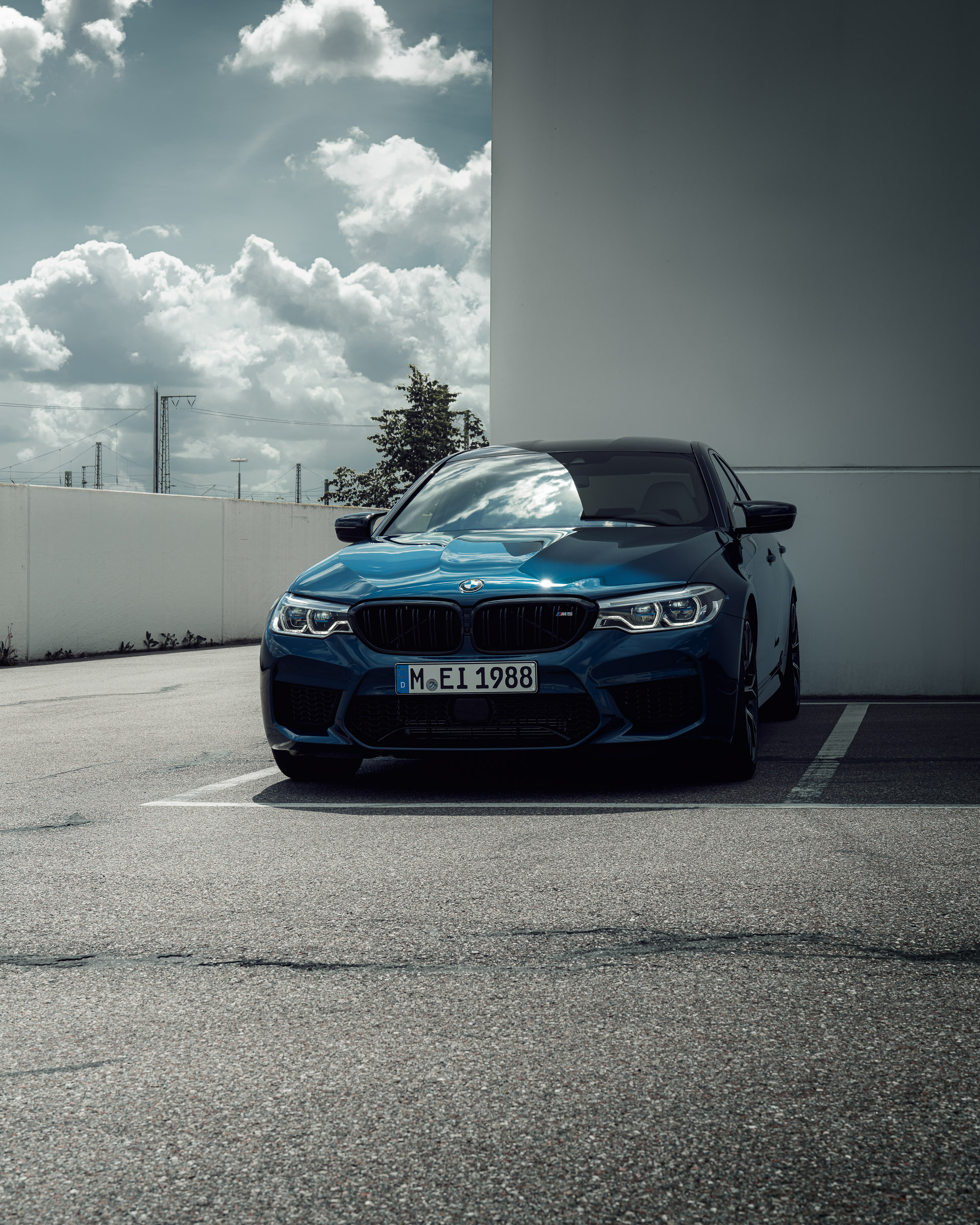 BMW M5 Competition Aegaeischblau
