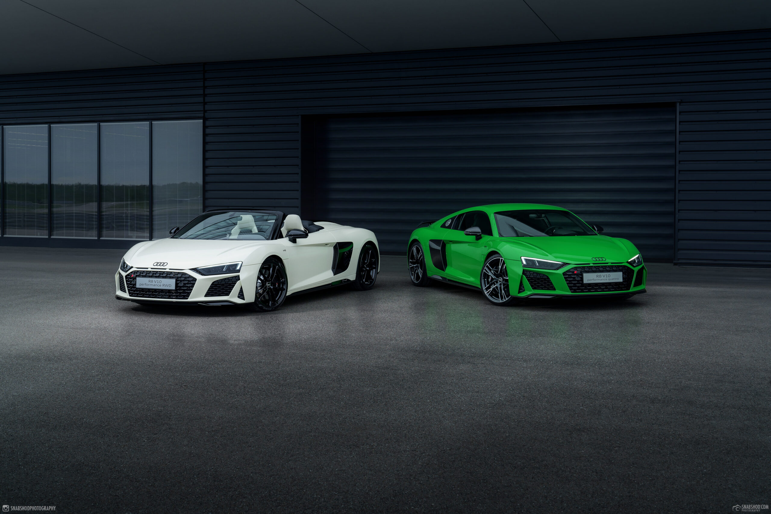 Audi R8 Spyder V10 Performance RWD exclusive + R8 Coupé V10 Per