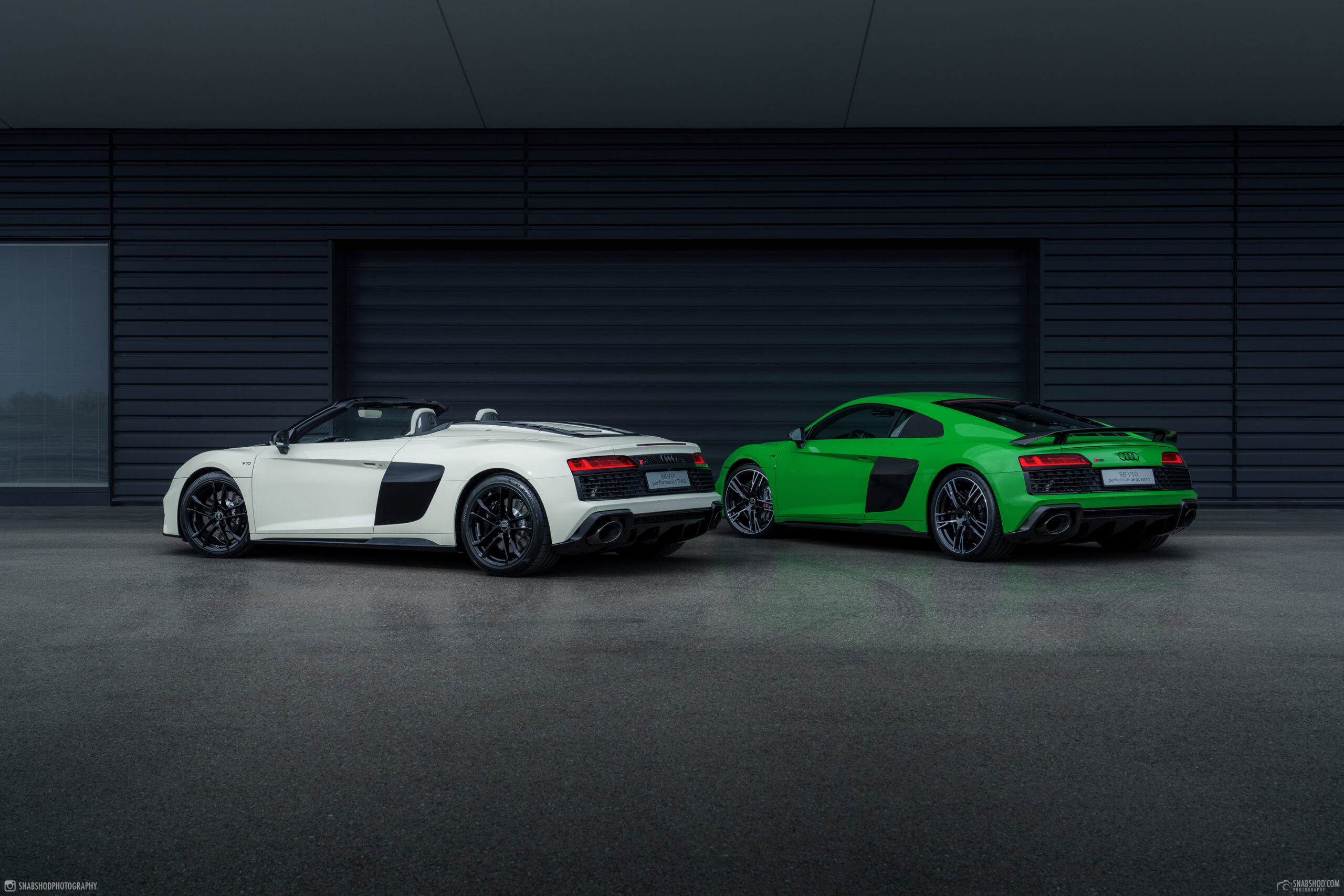 Audi R8 Spyder V10 Performance RWD exclusive + R8 Coupé V10 Per
