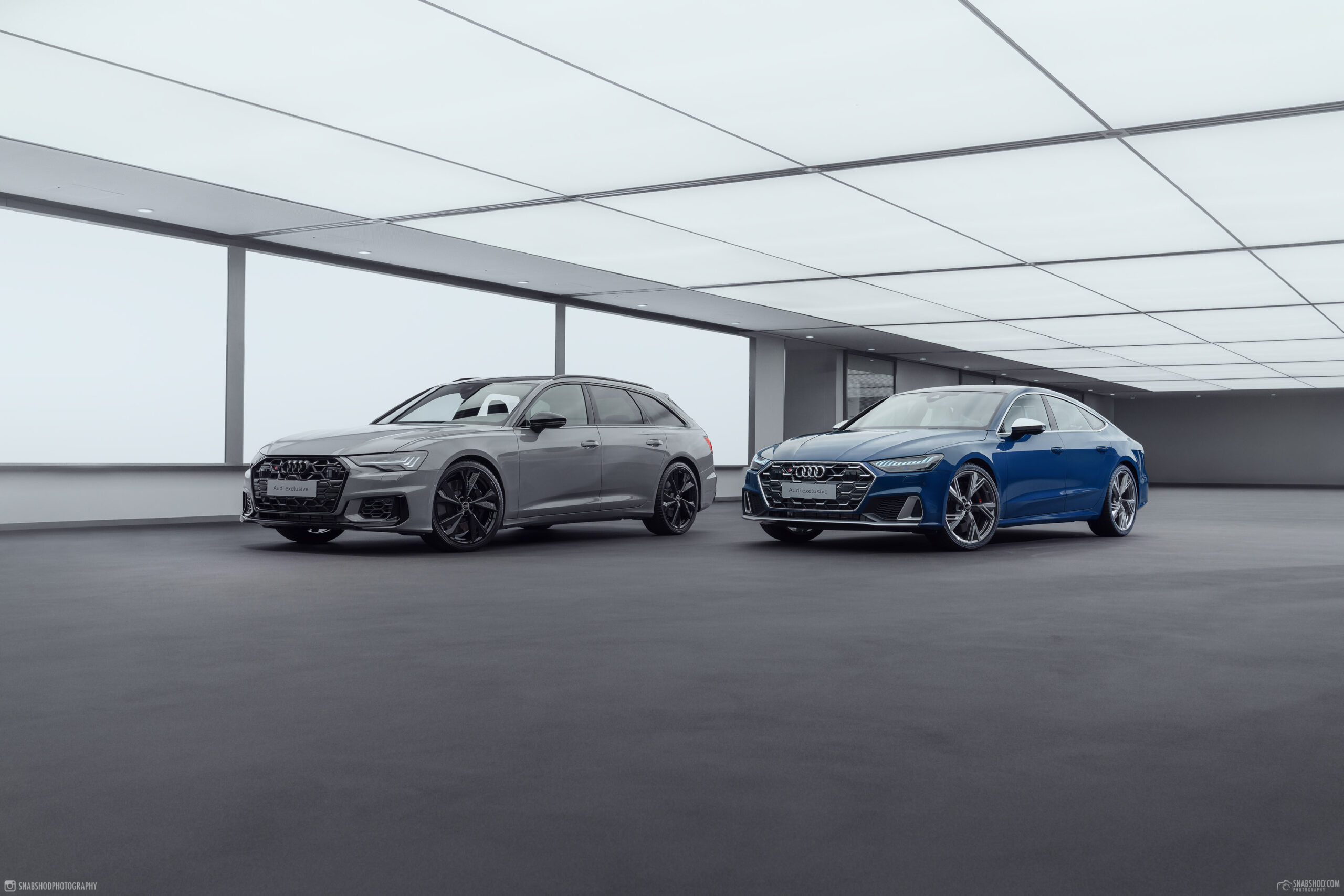 S6 Avant Sport Edition Grey + S7 Sportback Sport Edition Silver